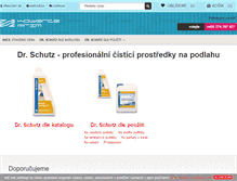 Tablet Screenshot of dr-schutz-shop.cz